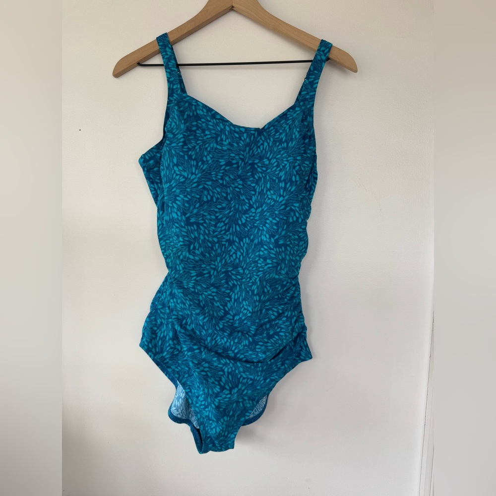 L.L. Bean Teal One Piece Swimsuit